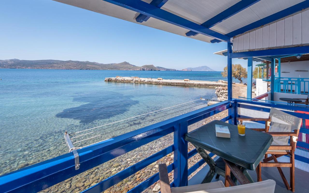 Blue Traditional Boathouse In Klima Klima  Dış mekan fotoğraf